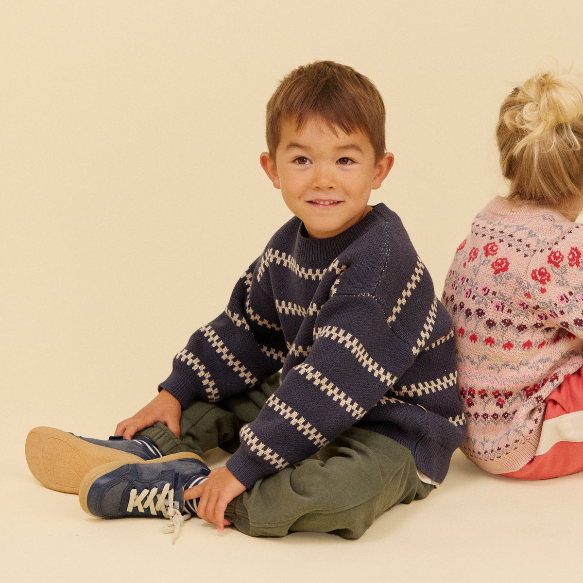 Wheat Jacquard Pullover Mikmak