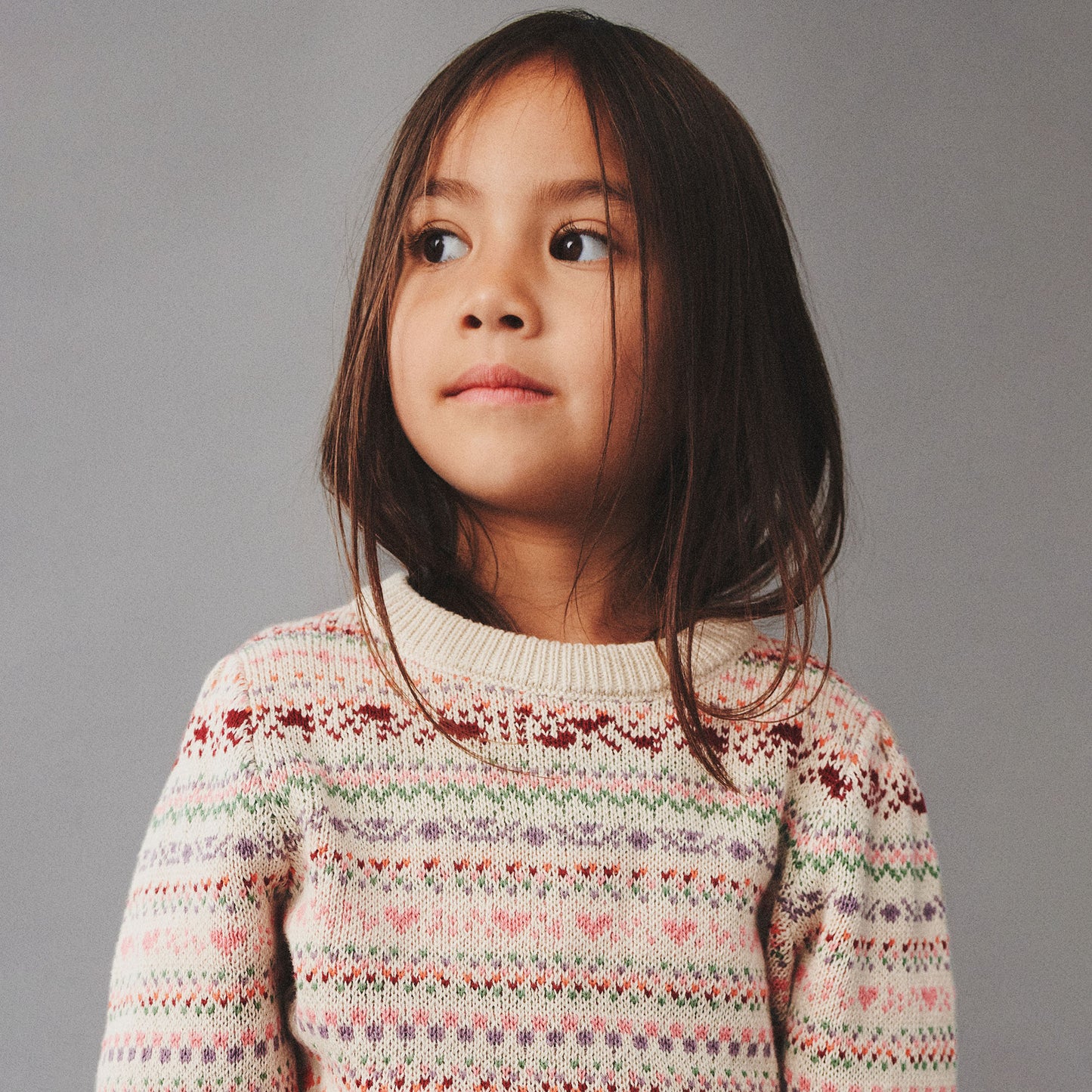 Wheat Jacquard Pullover Olga