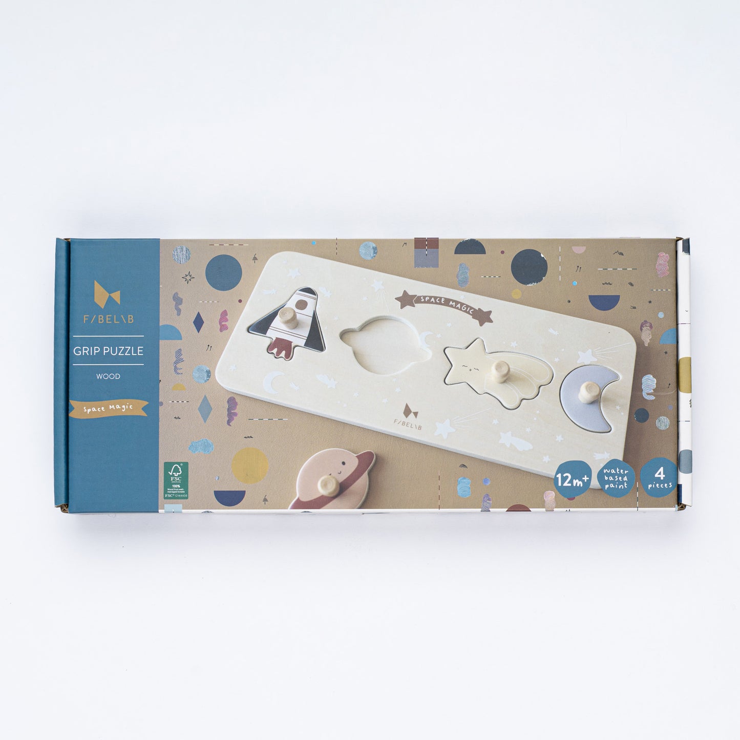 Fabelab Holzpuzzle Weltraum