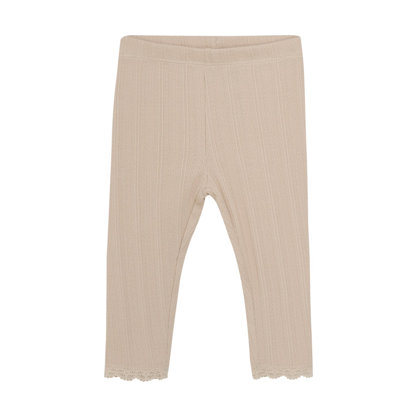 En Fant Leggings mit Pointelle Muster