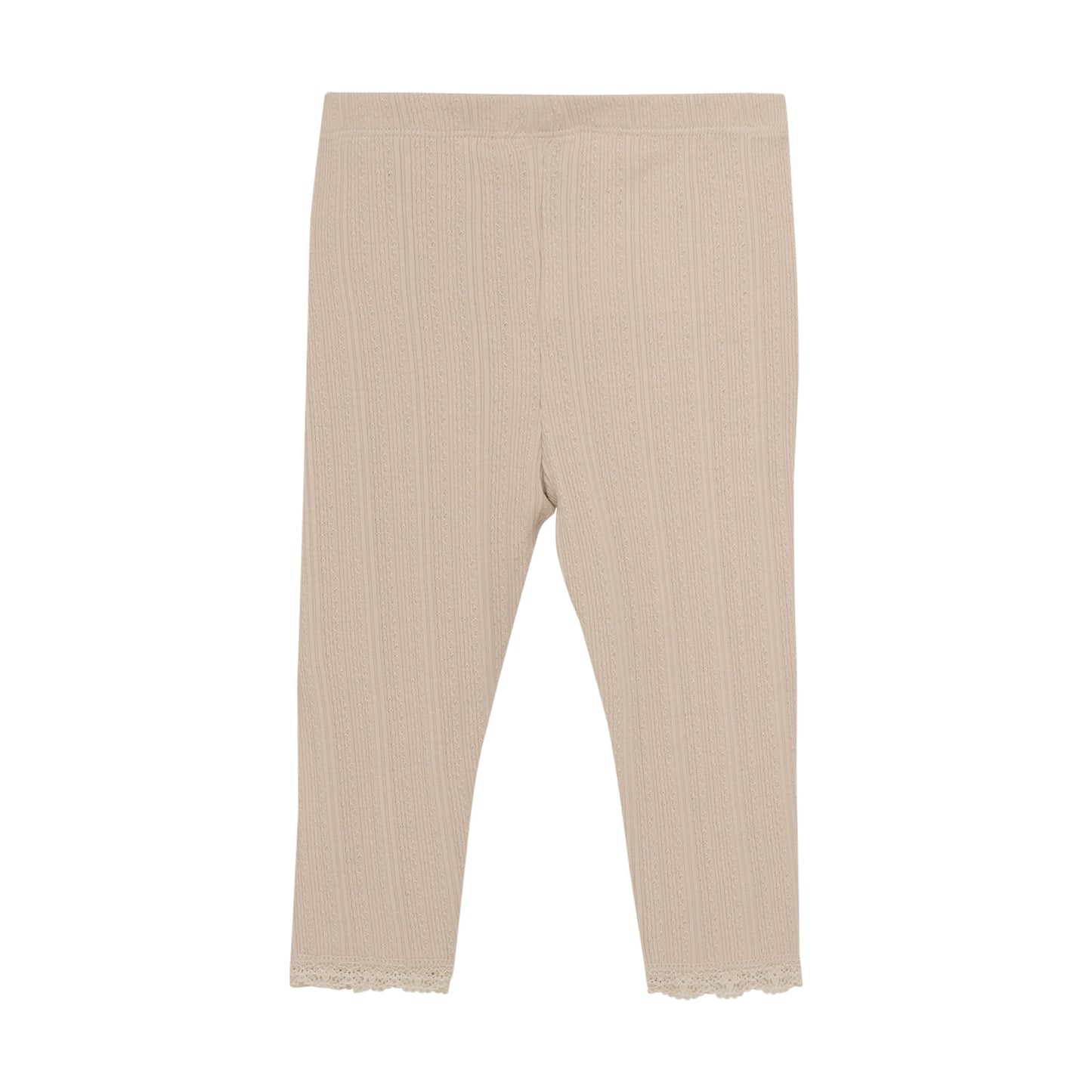 En Fant Leggings mit Pointelle Muster