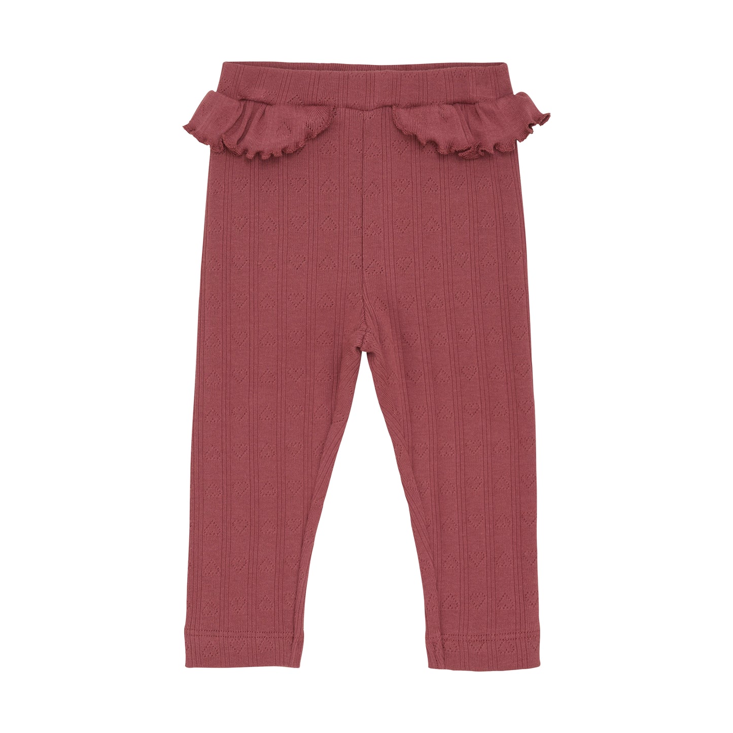 En Fant Leggings mit Pointelle Muster