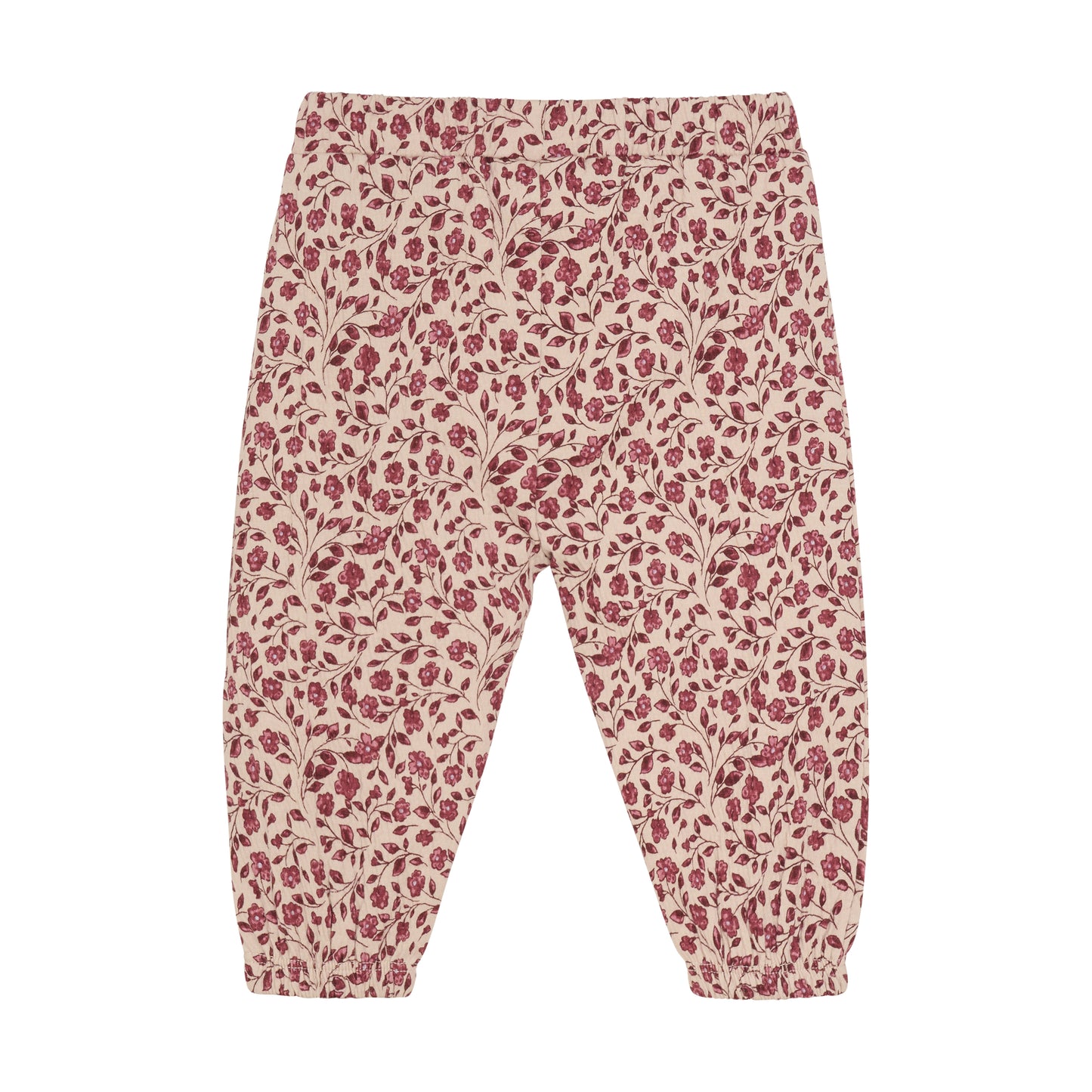 En Fant Hose mit Blumendruck