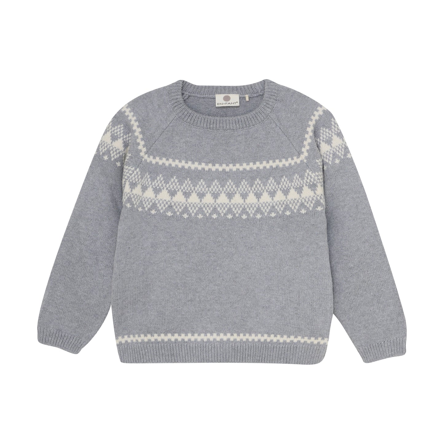 En Fant Strickpullover aus Wolle