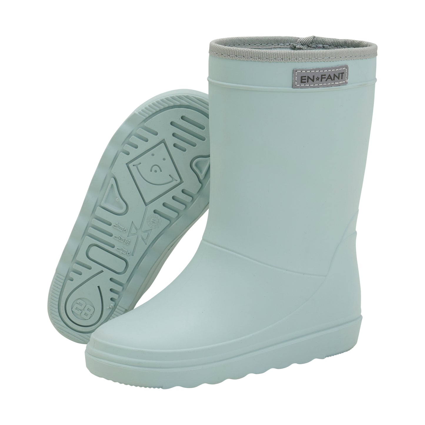 En Fant Gummistiefel
