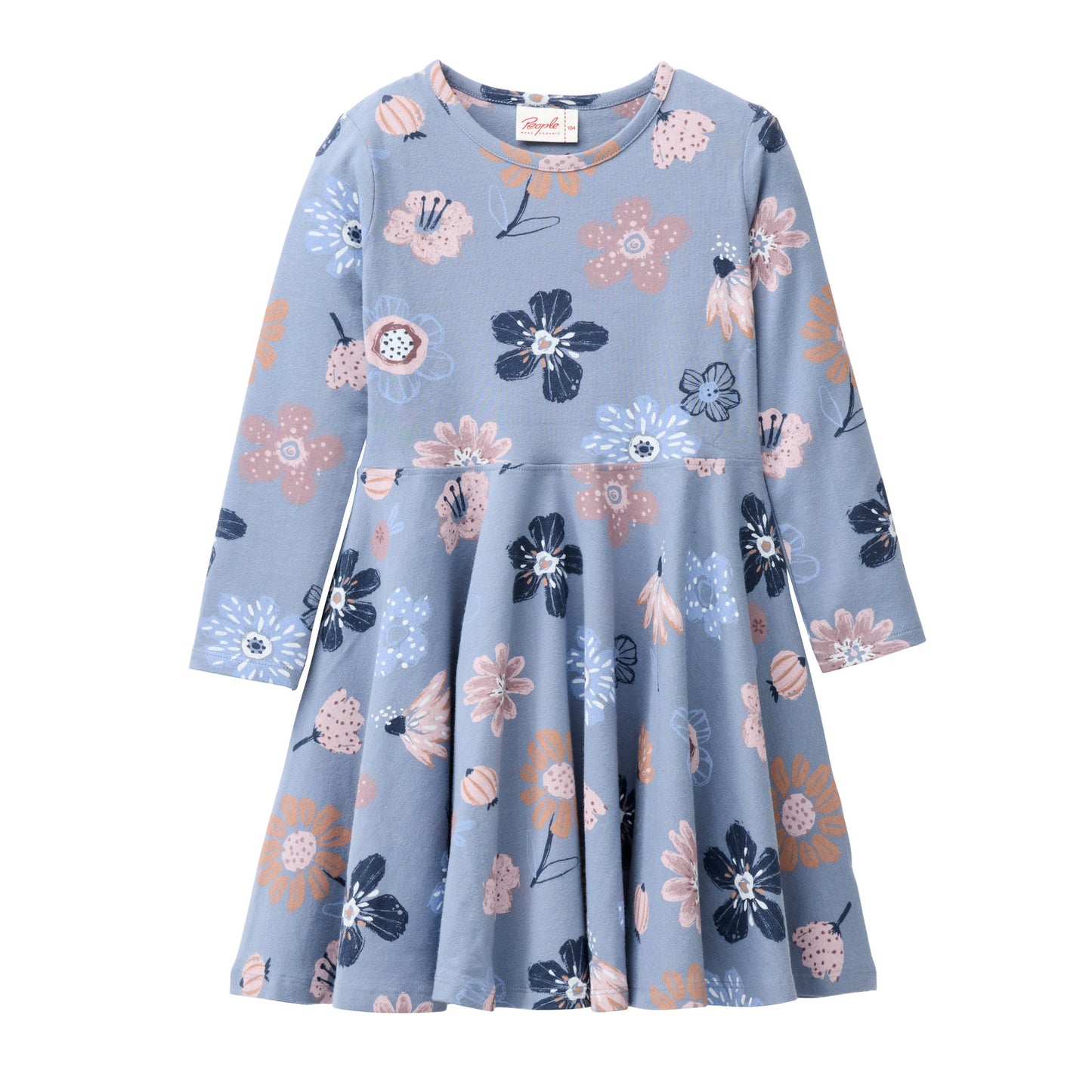 People Wear Organic Langarmkleid