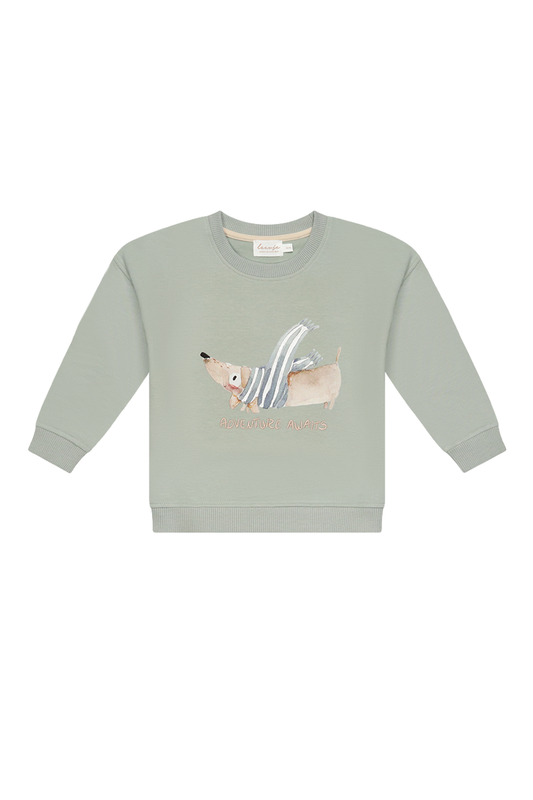 Leevje Oversized Sweatshirt Dackel