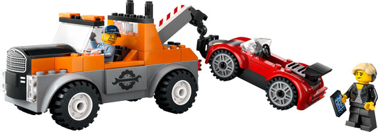 Lego City Abschleppwagen mit Sportauto