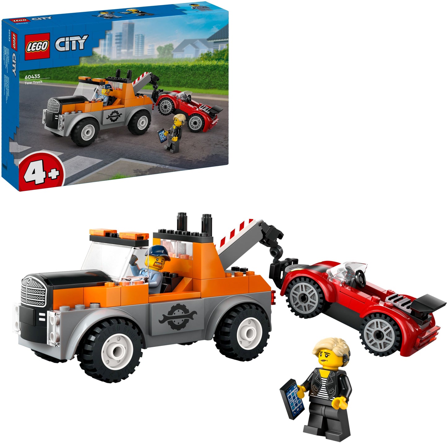 Lego City Abschleppwagen mit Sportauto