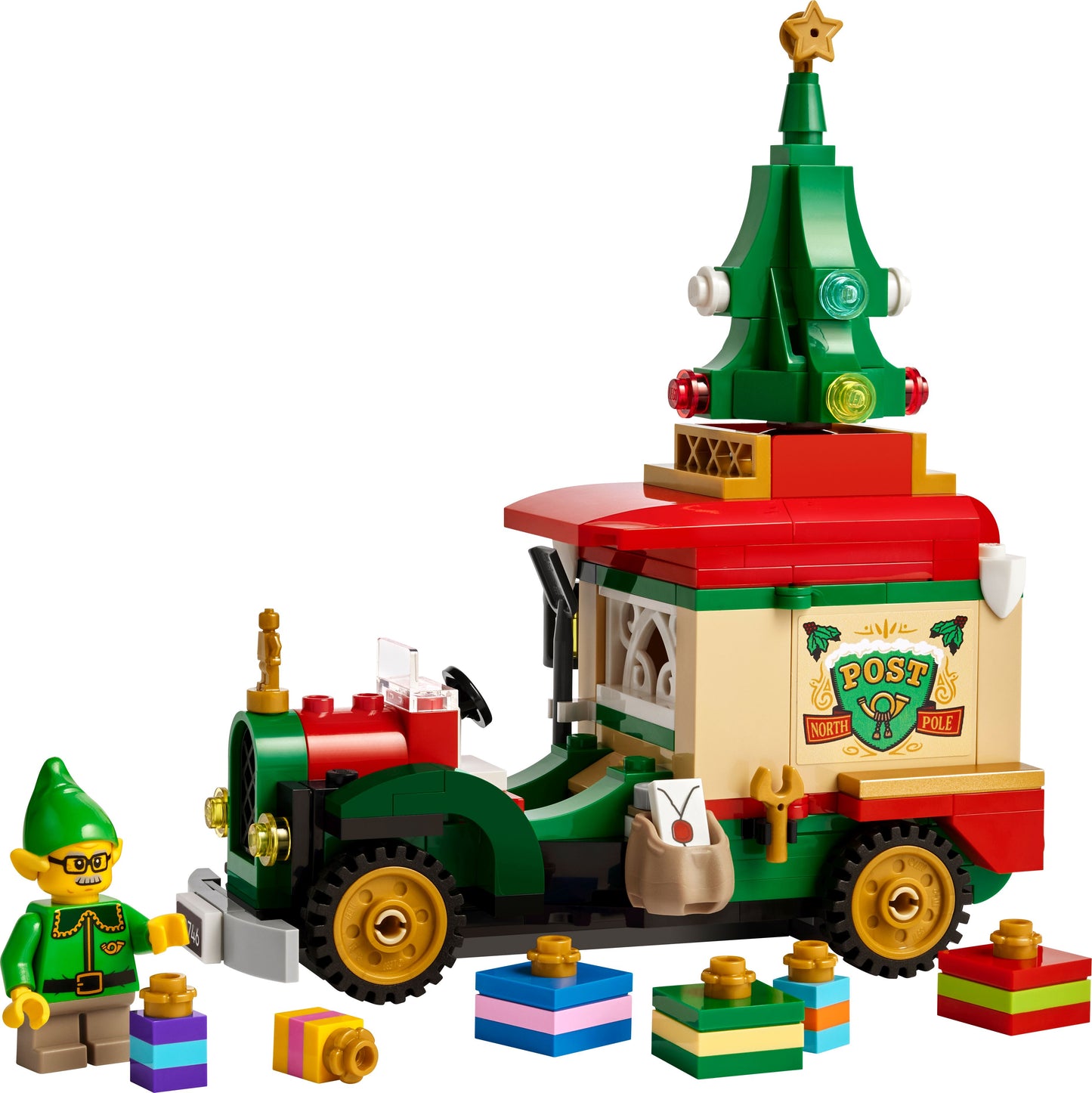 Lego Lieferwagen Weihnachtsmann