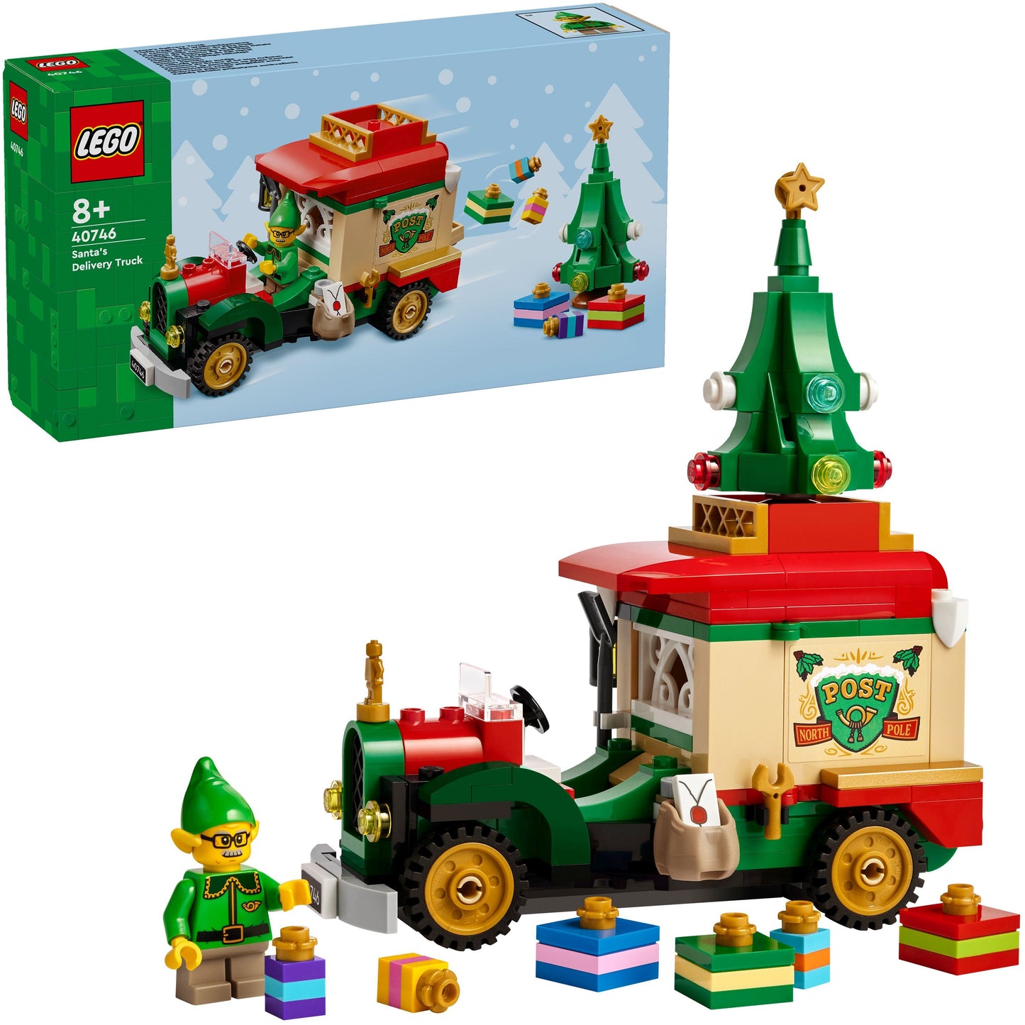 Lego Lieferwagen Weihnachtsmann