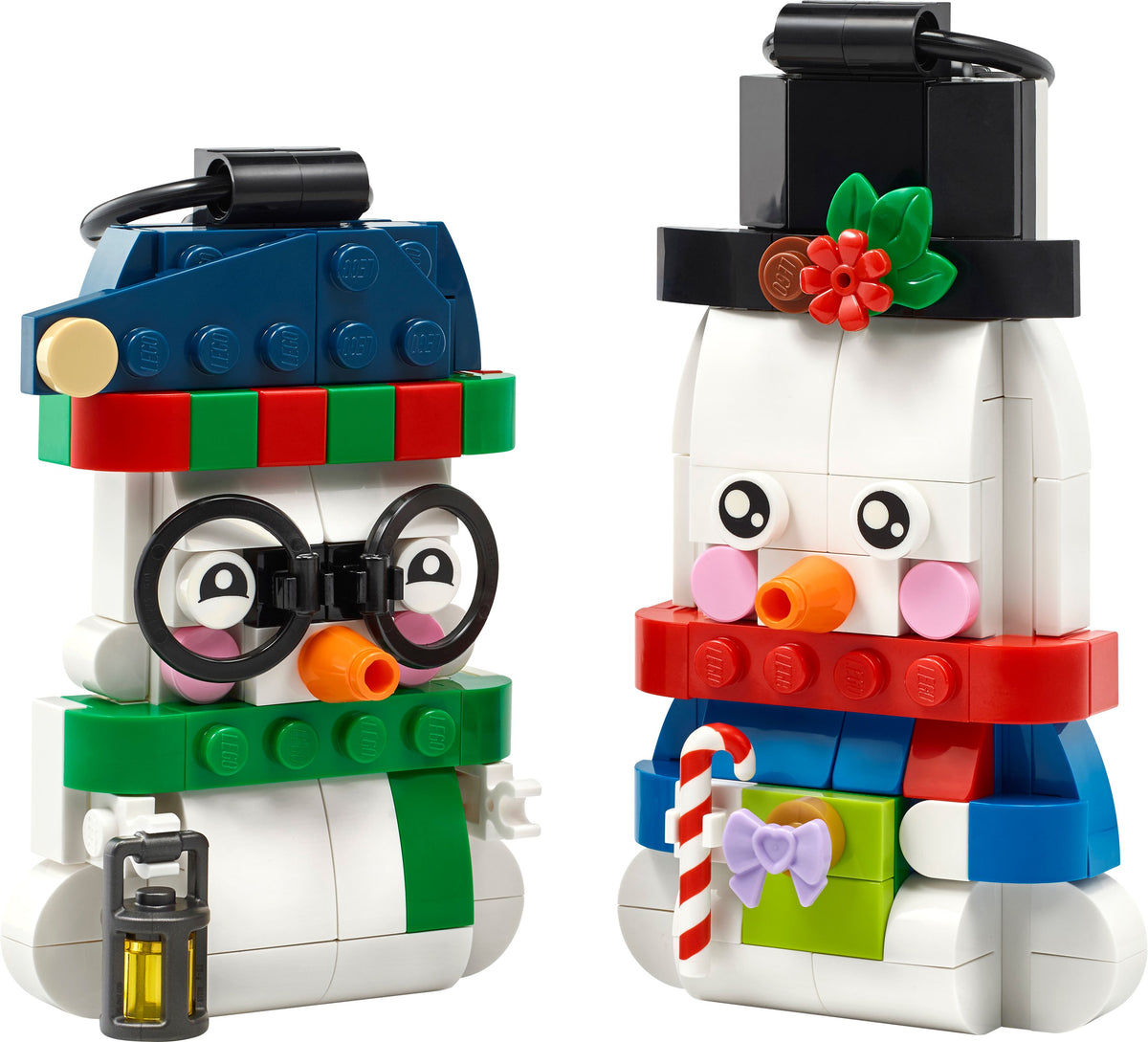 Lego Iconic Deko-Schneemänner