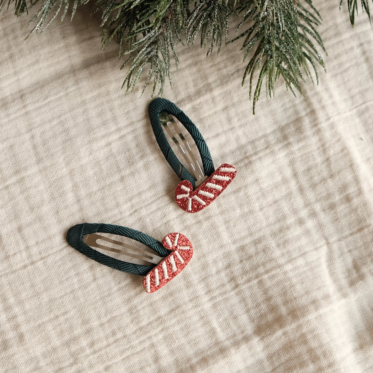Cosy Roots Haarspangen"Candy Cane" 2-er Set
