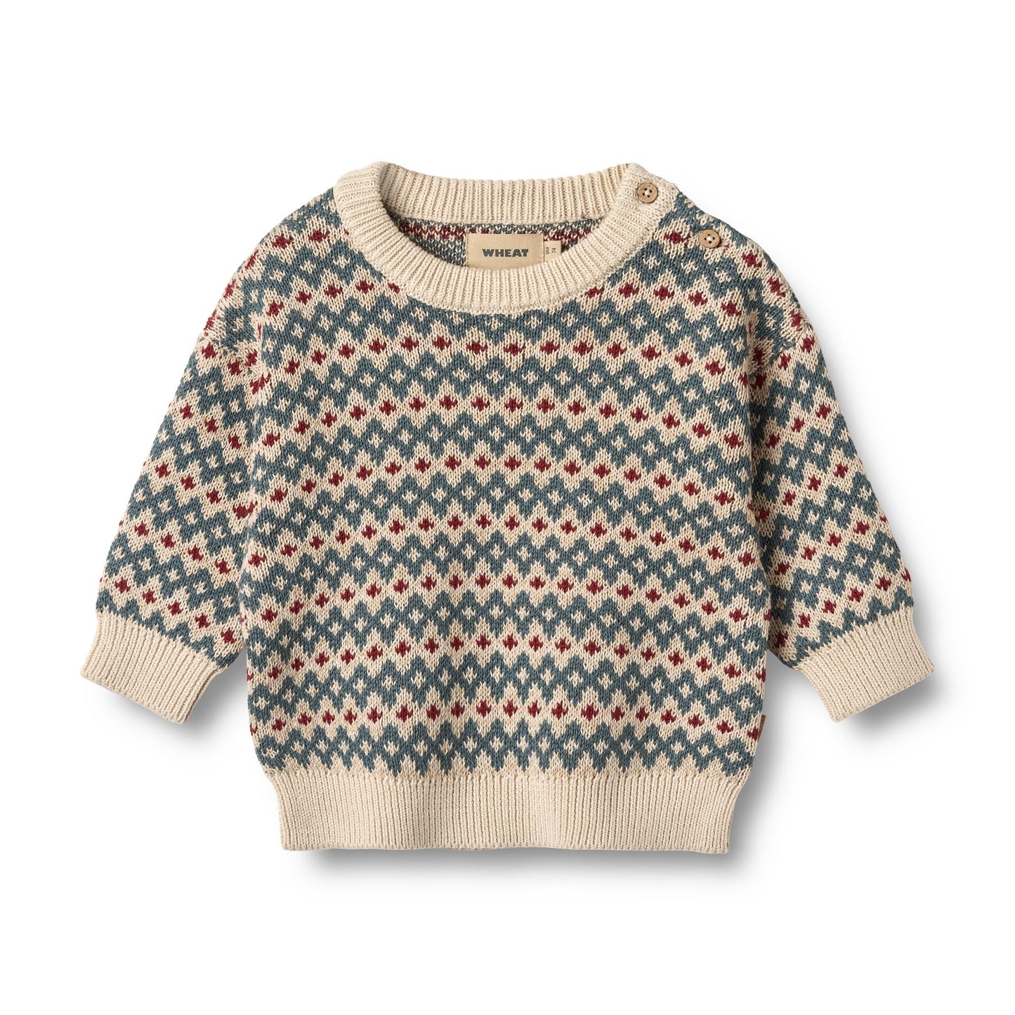 Wheat Jacquard Pullover Harlow