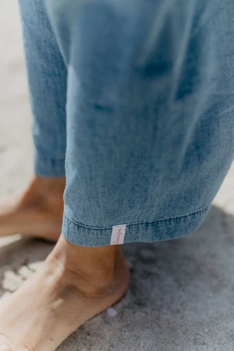 Leevje Culotte in Denim Optic