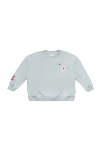 Leevje Oversized Sweatshirt „Flowers“