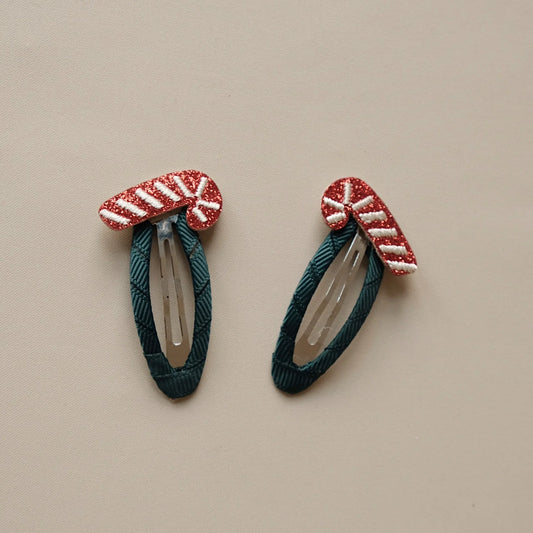 Cosy Roots Haarspangen"Candy Cane" 2-er Set