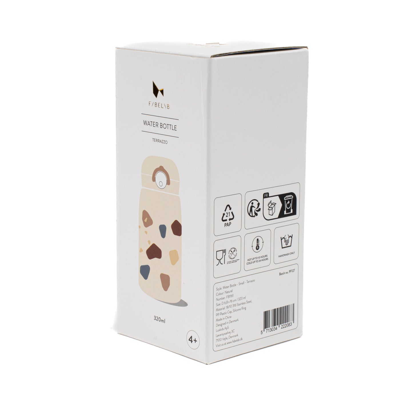 Fabelab Trinkflasche Terrazzo