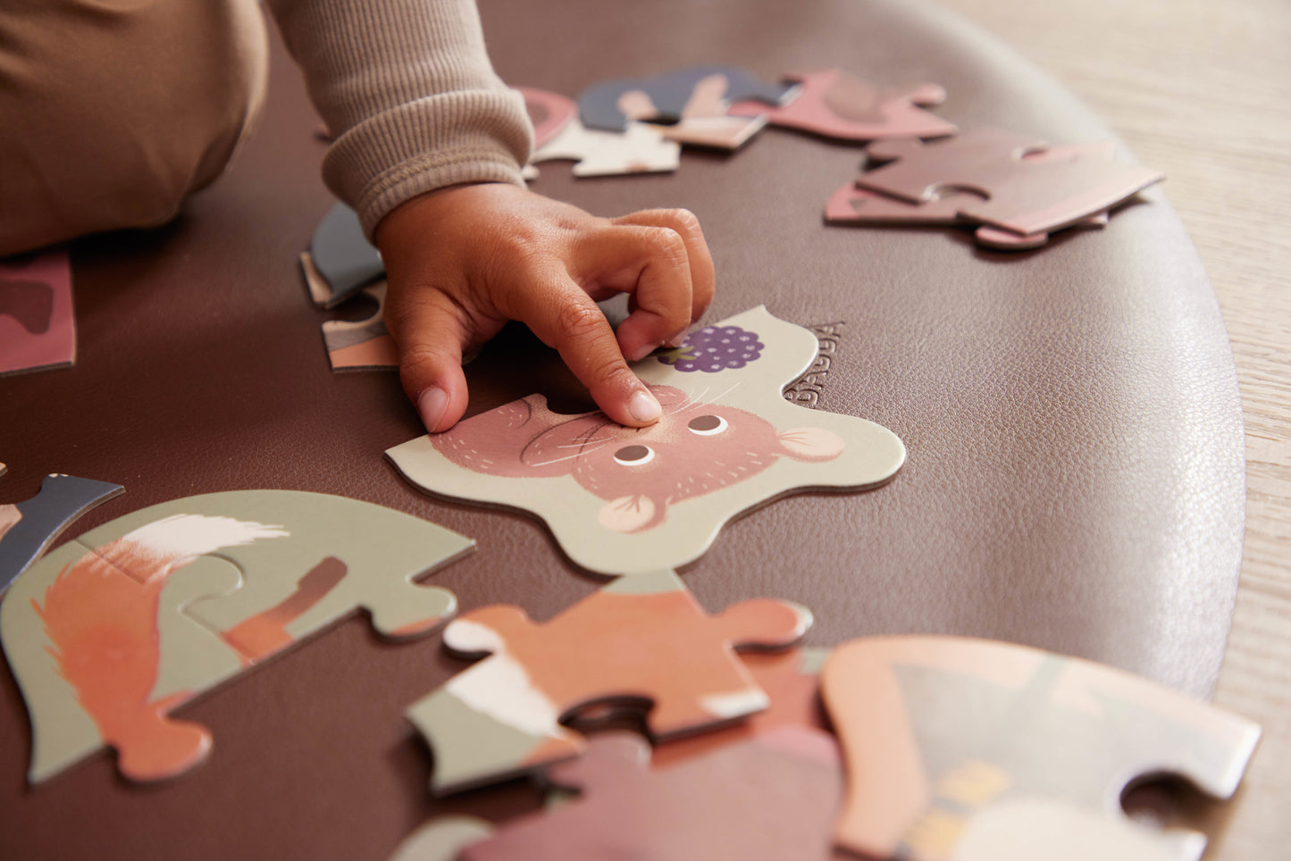 Filibabba Puzzle Set Nordische Tierwelt