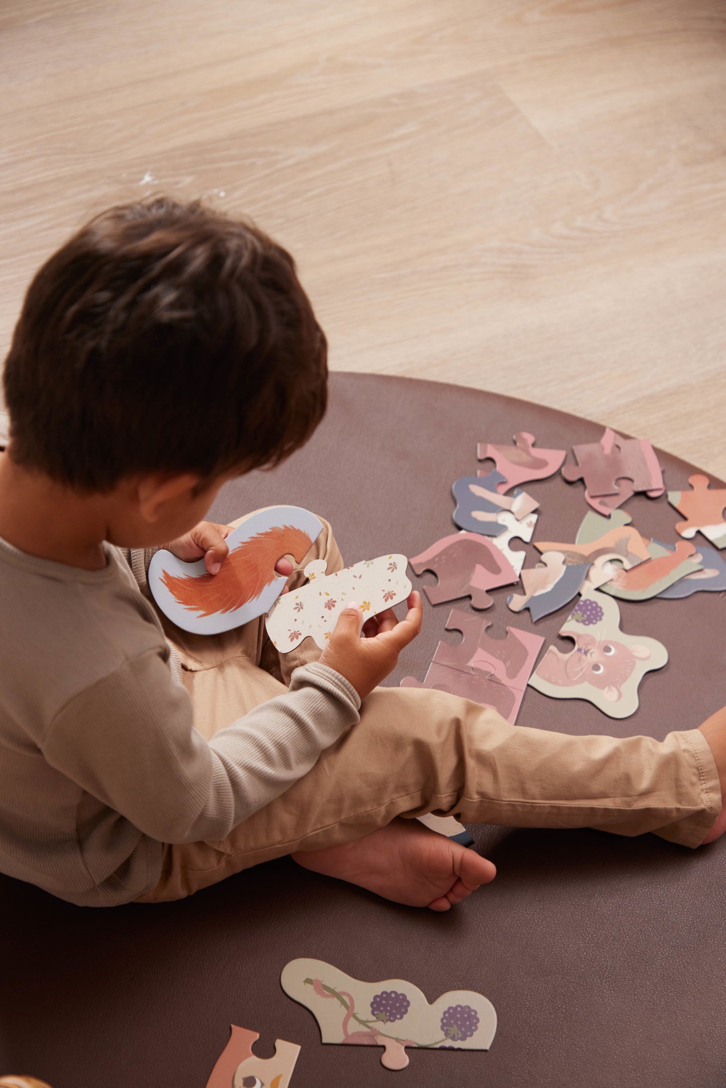 Filibabba Puzzle Set Nordische Tierwelt