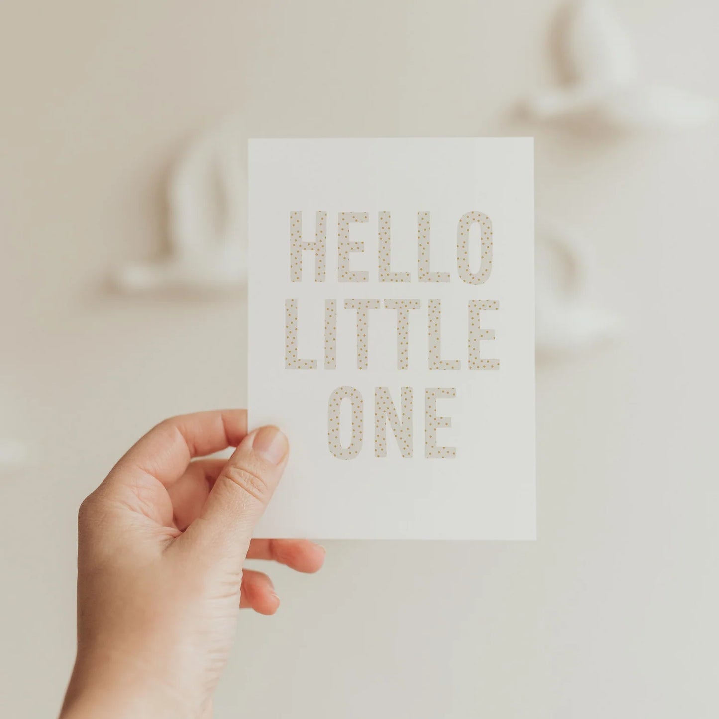 Hej Hanni Postkarte „Little one“