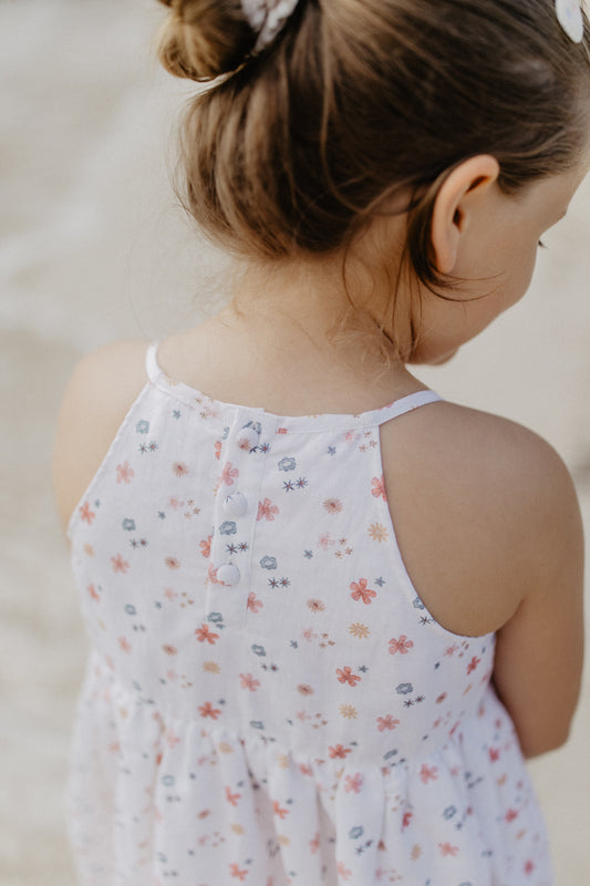 Leevje Leinenkleid "Flowers"