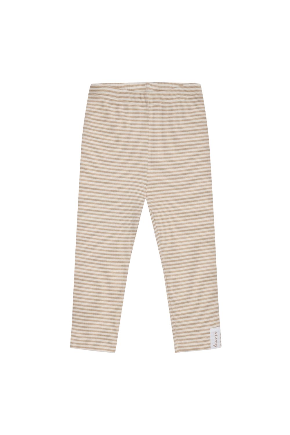 Leevje Leggings Beige Streifen