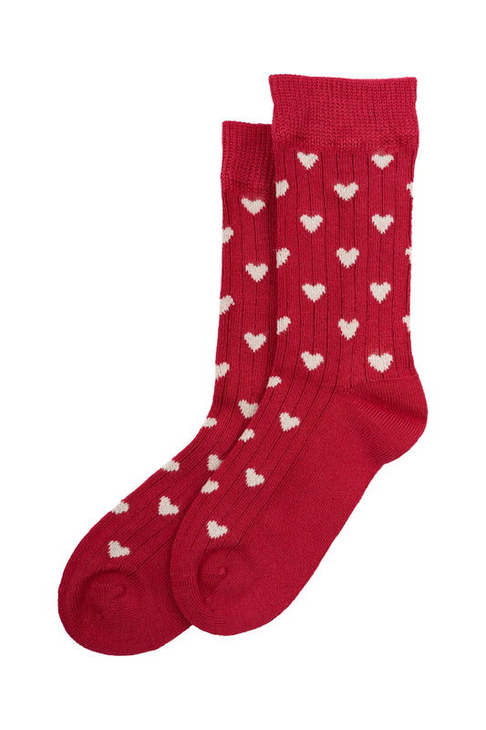 MiniPop Bamboo Socken mit Herzen