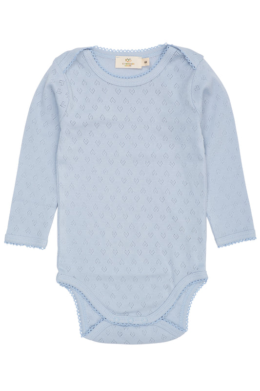 Copenhagen Colors Body mit Pointelle Herz Muster