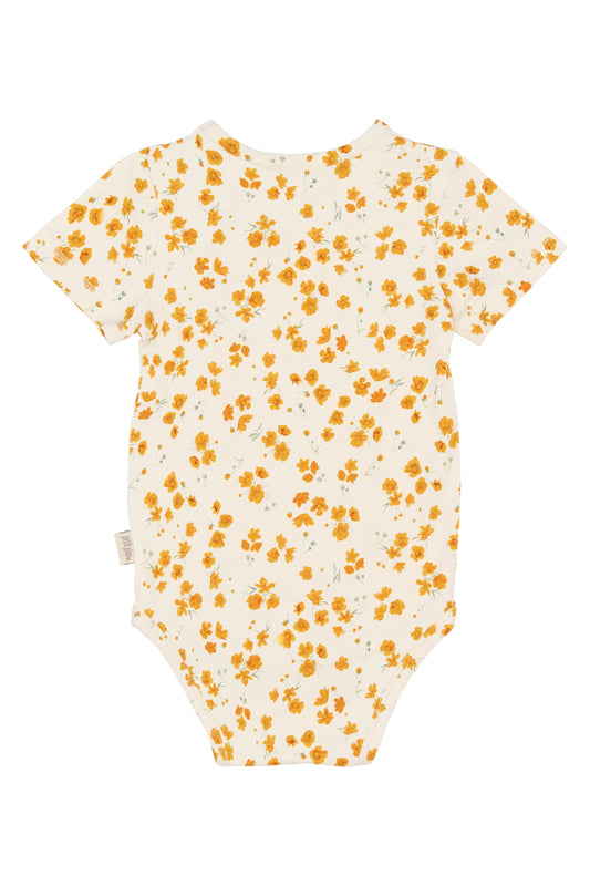 Petit Piao bedruckter Kurzarm Body Sun