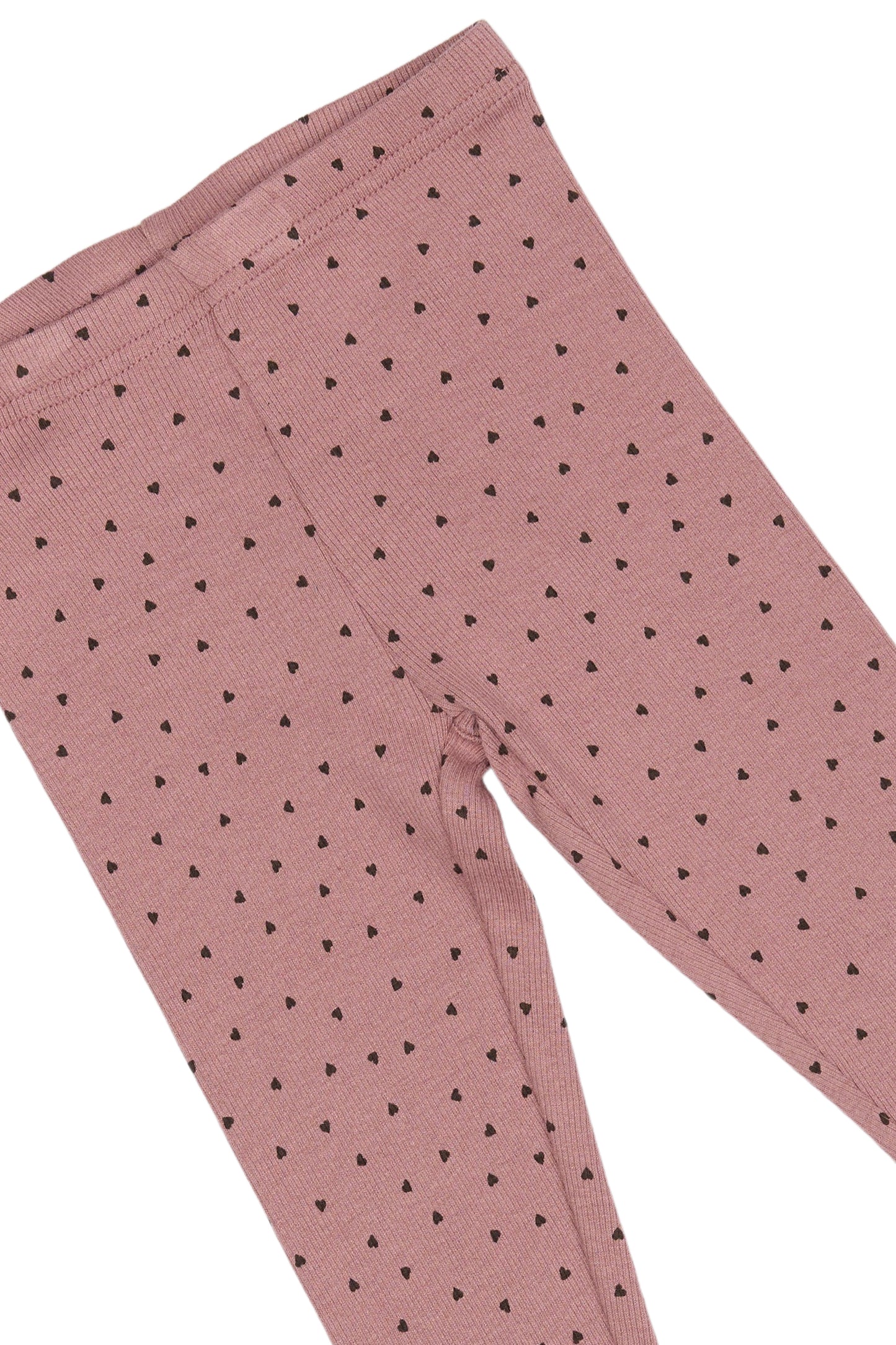 Petit Piao Leggings mit Herzmuster