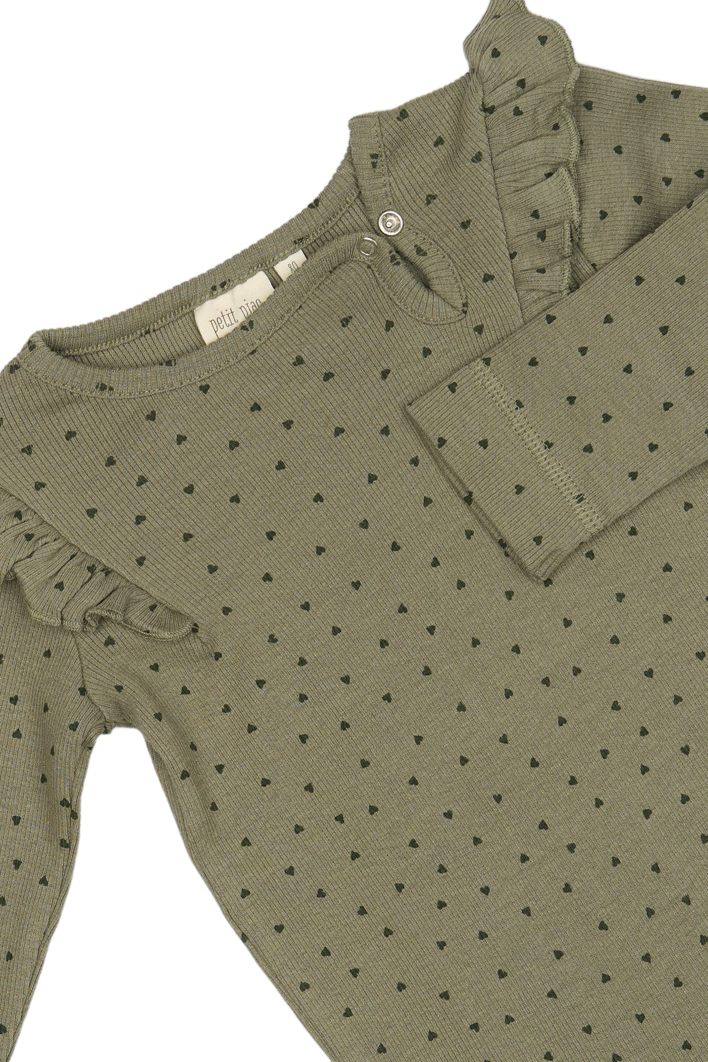 Petit Piao Body mit Herzmuster