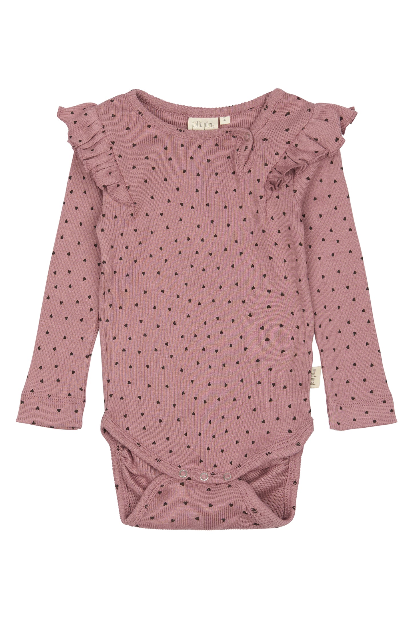 Petit Piao Body mit Herzmuster