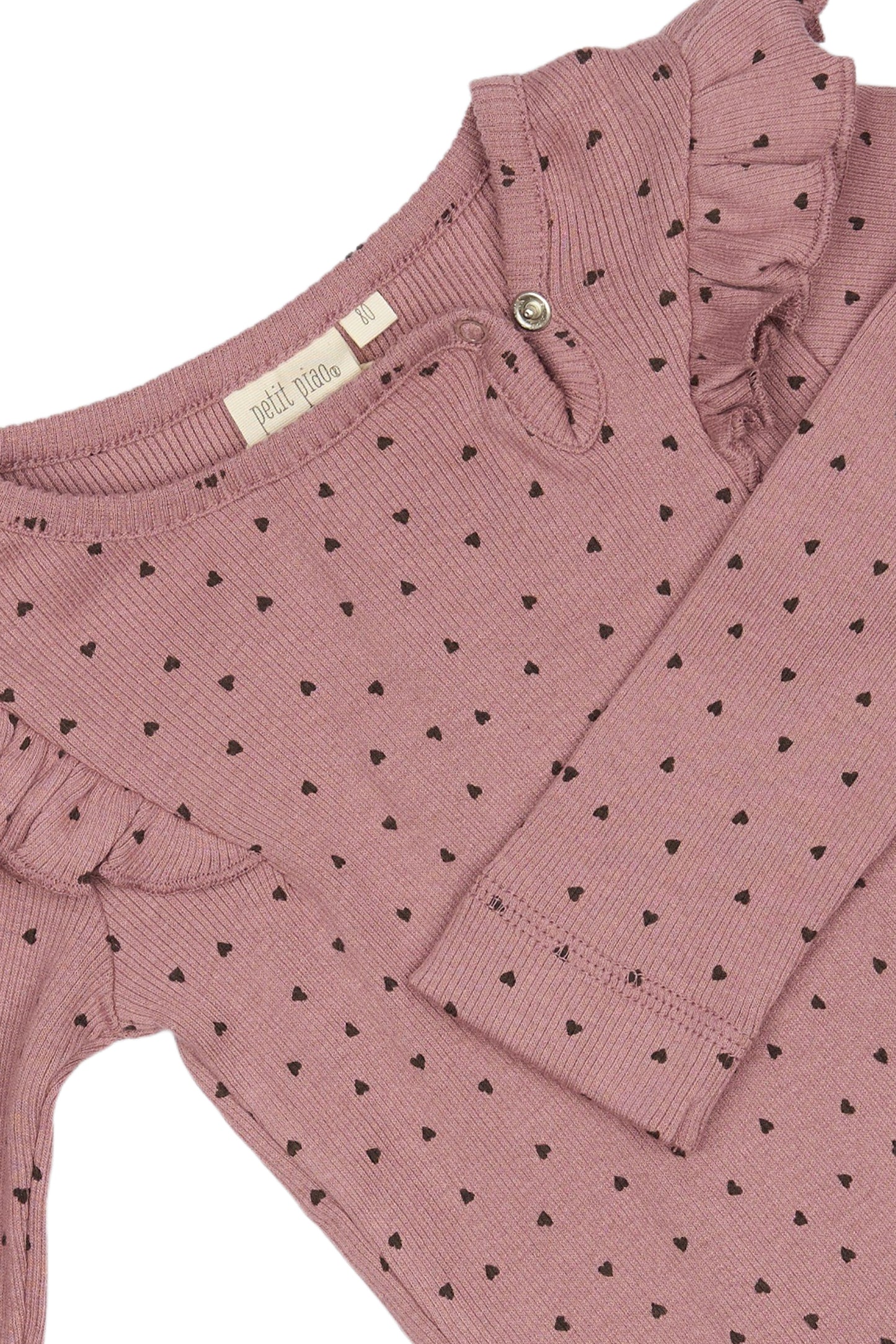 Petit Piao Body mit Herzmuster