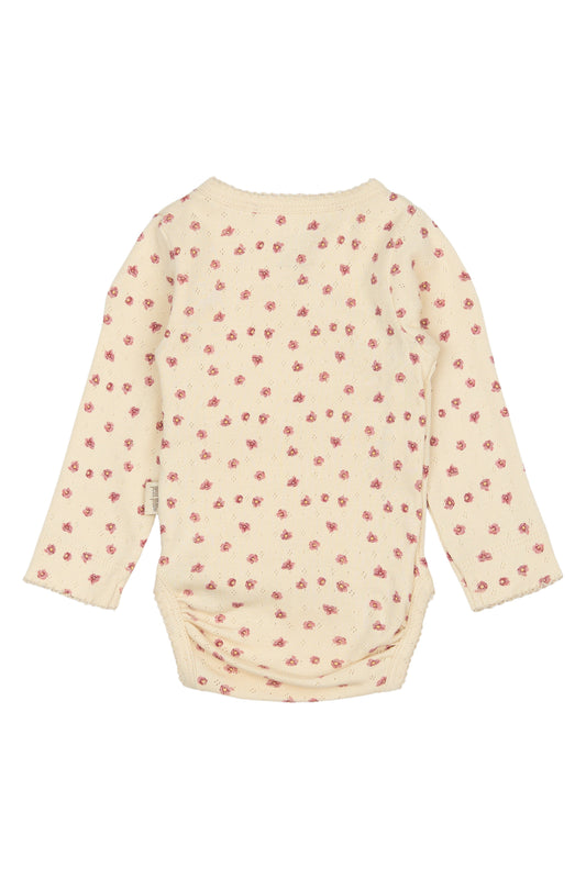 Petit Piao Body mit Pointelle Muster