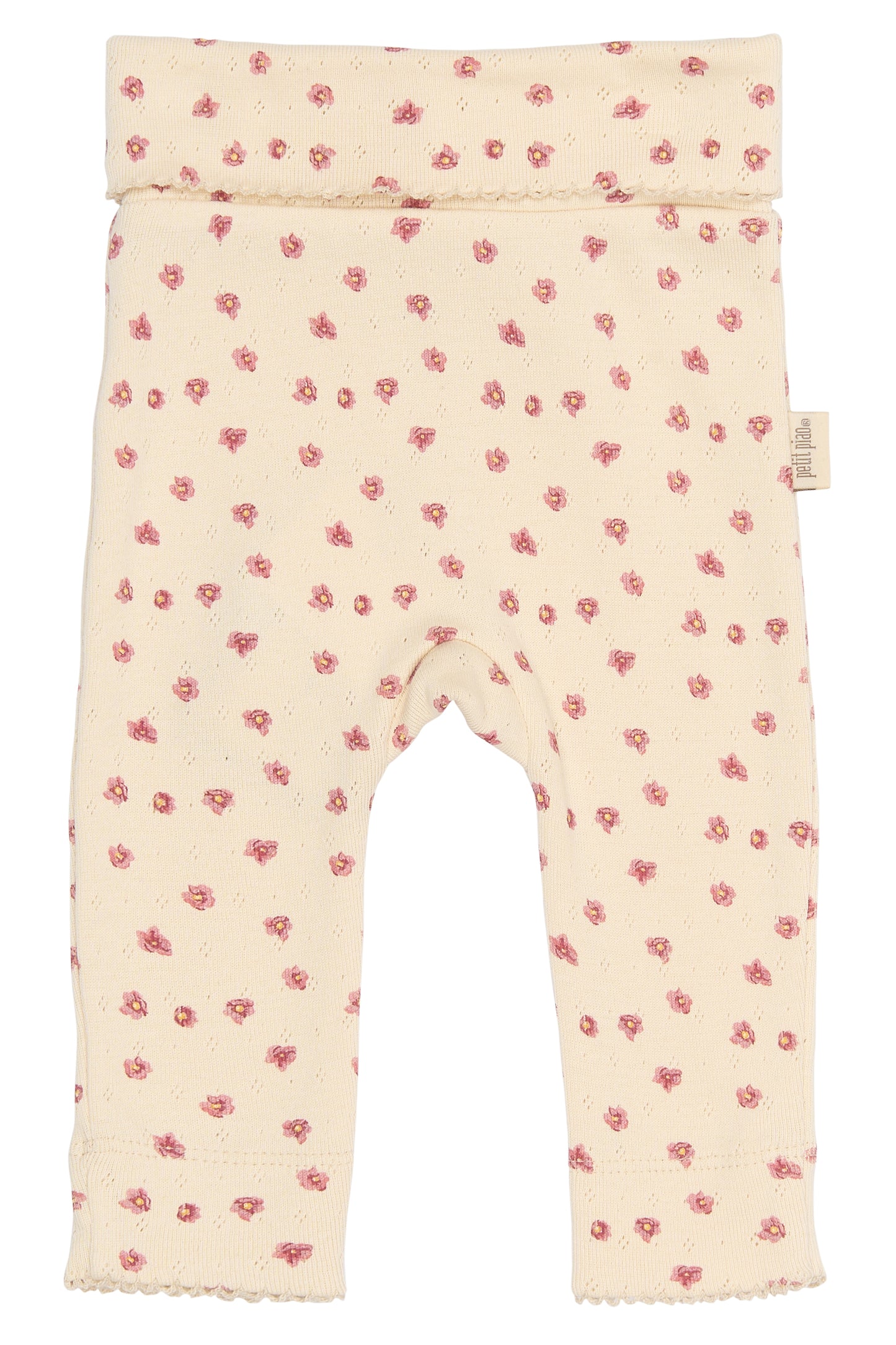 Petit Piao Dia Leggings mit Pointelle Muster