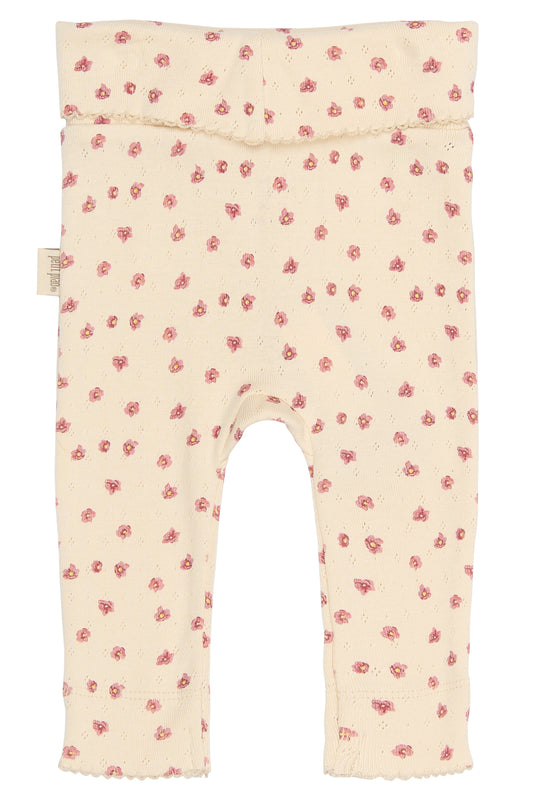 Petit Piao Dia Leggings mit Pointelle Muster