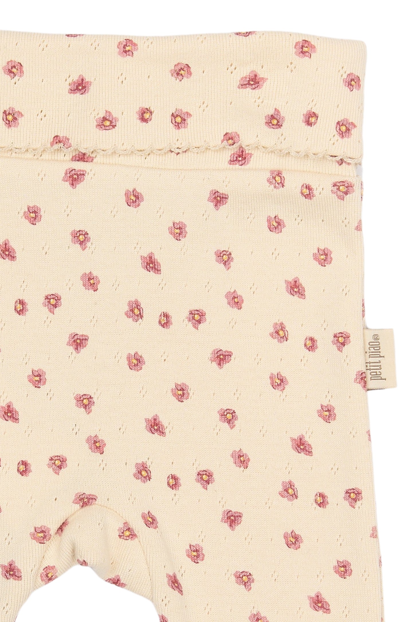 Petit Piao Dia Leggings mit Pointelle Muster