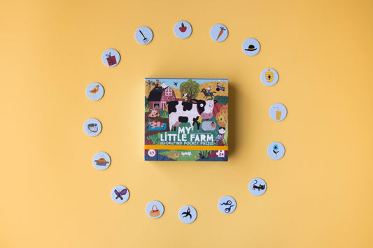 Londji Pocket Puzzle My little Farm