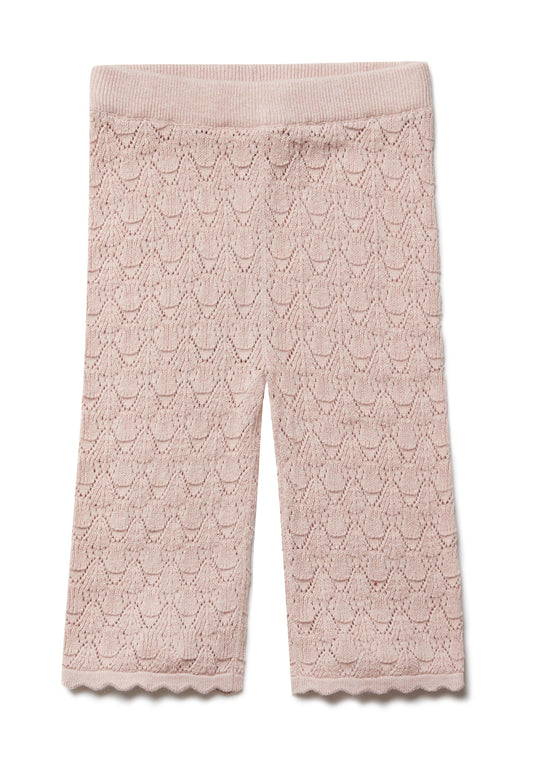 Puri Organic Hose aus Ajourstrick