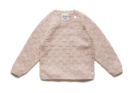 Puri Organic Ajour Strickjacke