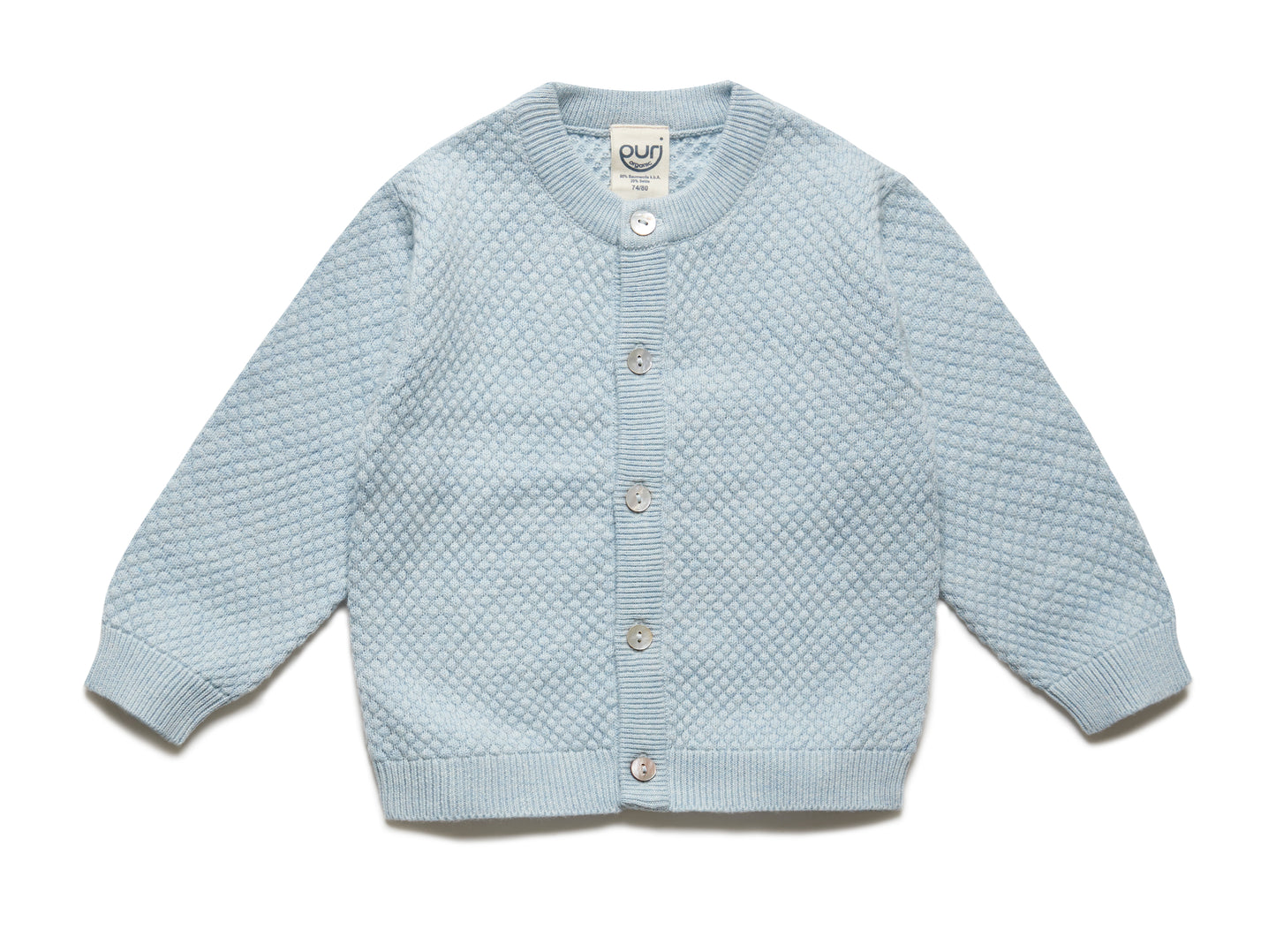 Puri Organic Strickjacke Popcorn