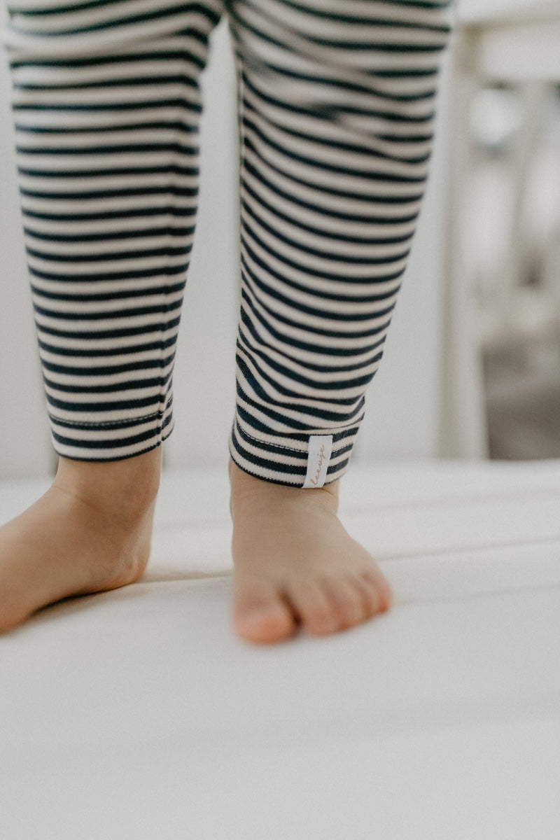 Leevje Leggings Navy Streifen