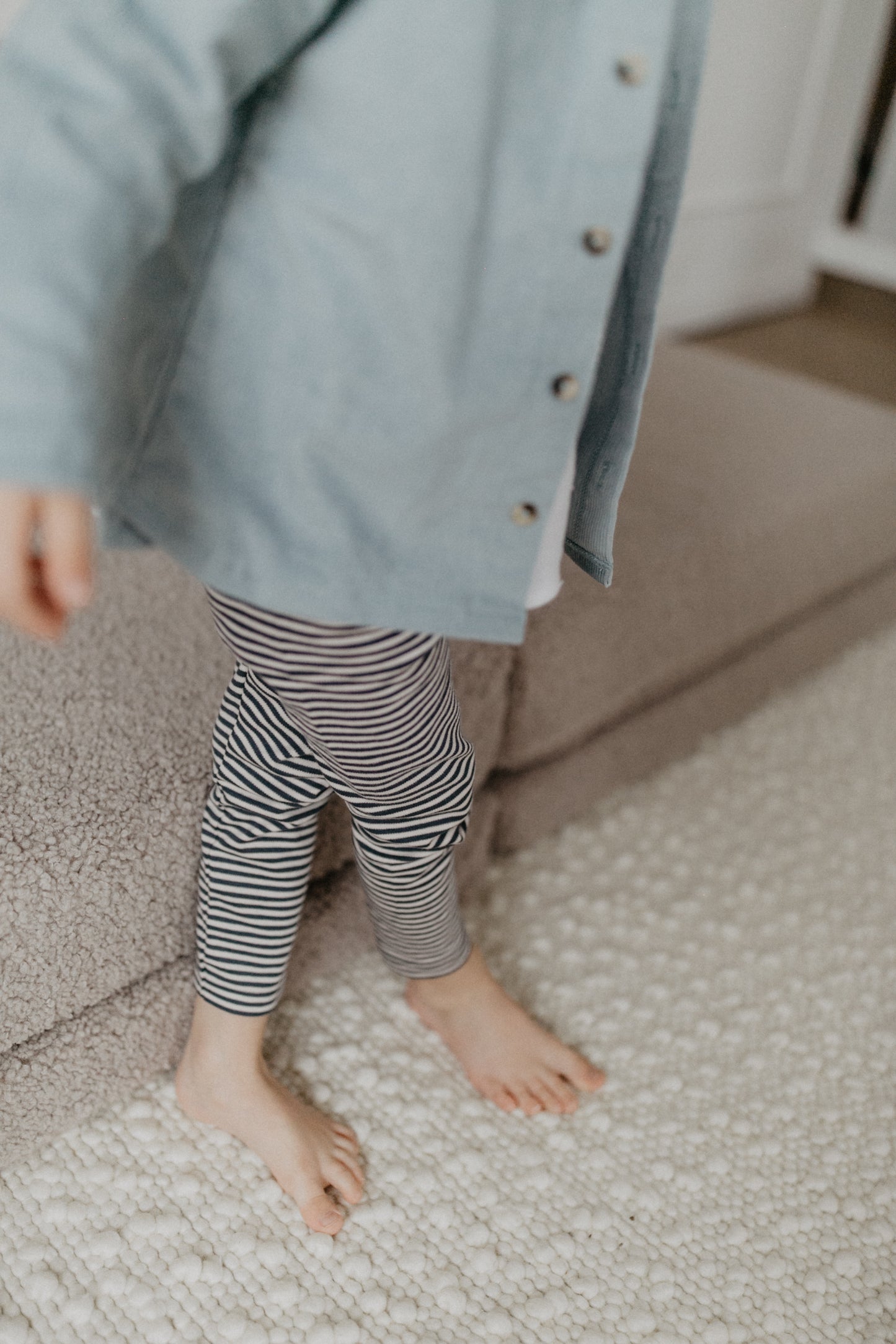 Leevje Leggings Navy Streifen