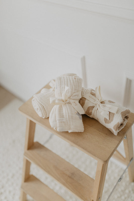 Leevje Großes Musselintuch "Birds"