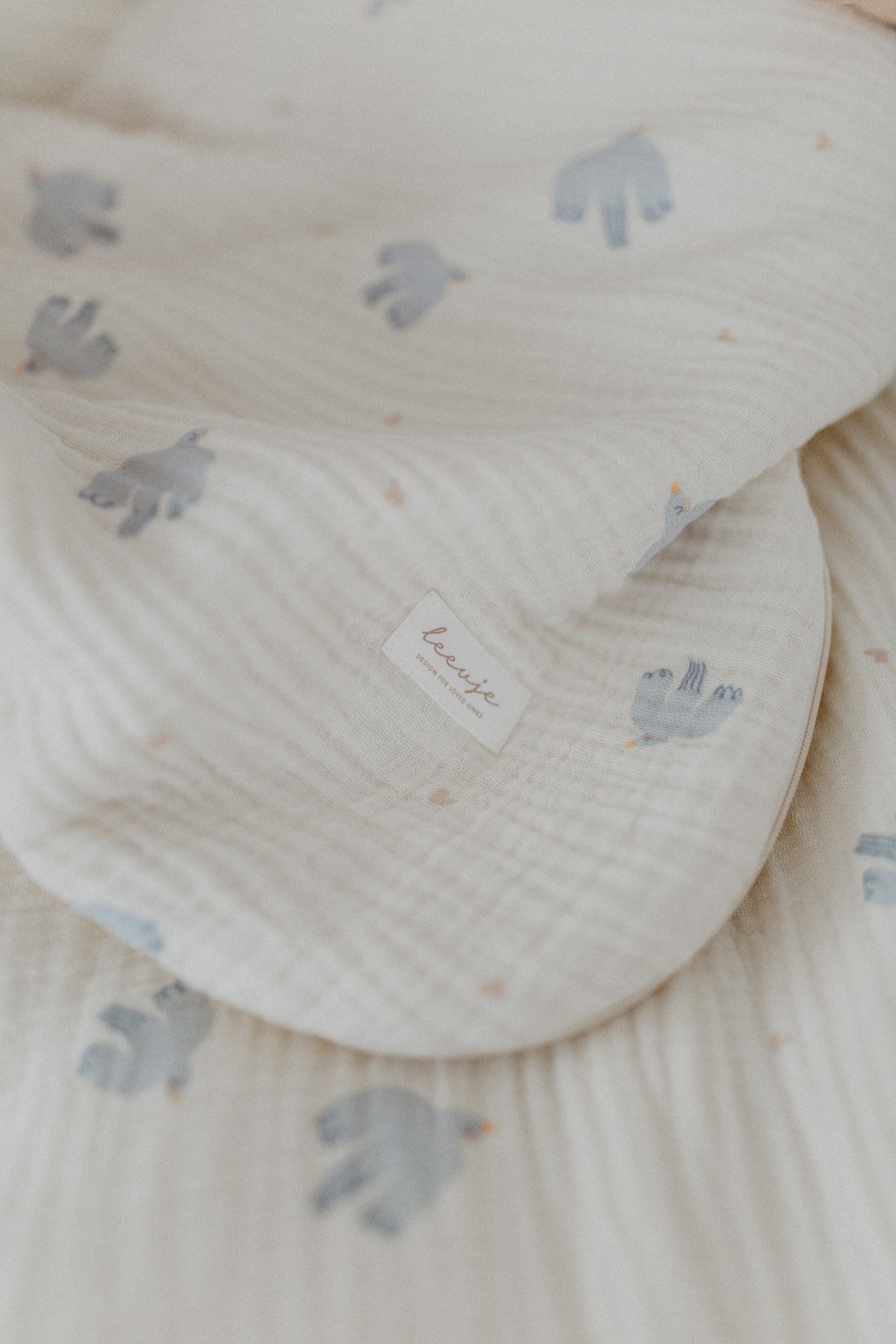 Leevje Großes Musselintuch "Birds"