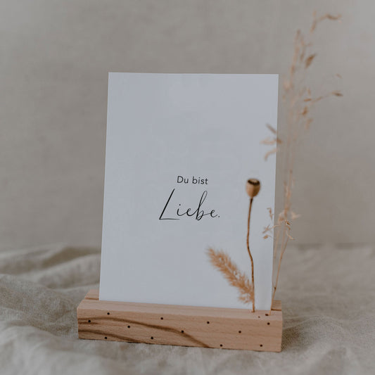 Eulenschnitt Postkarte "Liebe"