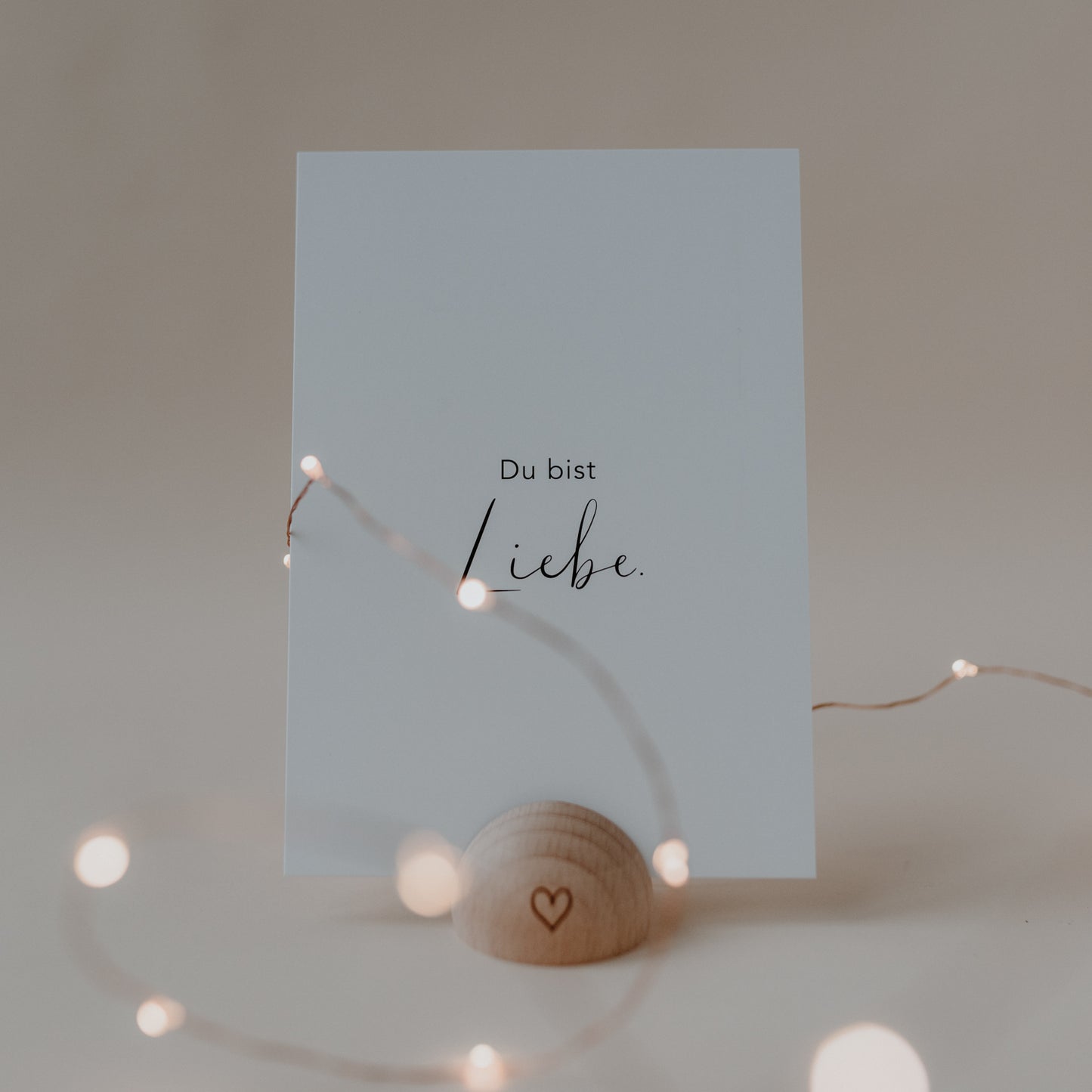 Eulenschnitt Postkarte "Liebe"