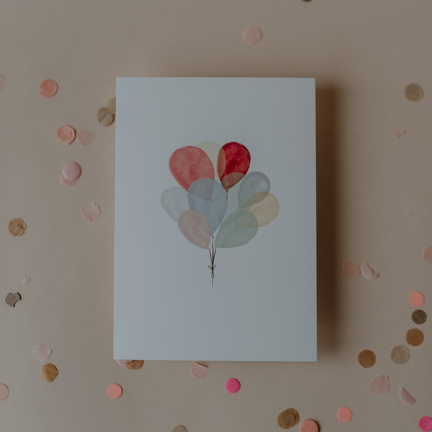 Eulenschnitt Postkarte "Balloons"