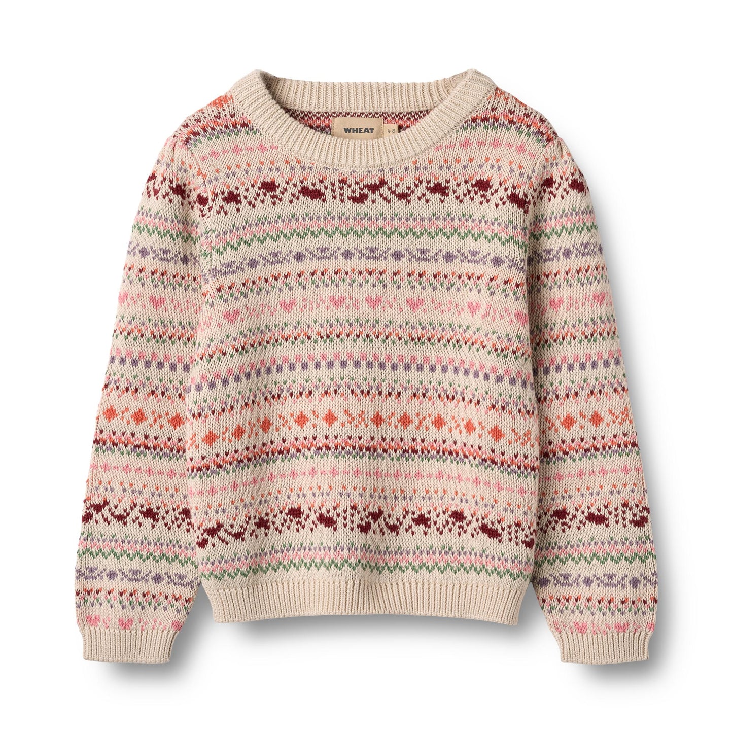 Wheat Jacquard Pullover Olga